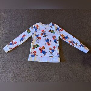 Boys H&M Size 6/7 Super Mario Sweatshirt